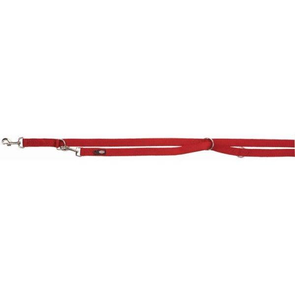 Trixie Póráz Új Prémium Hosszabbítható dupla XS–S 2,00m/15mm piros