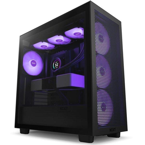 NZXT H7 Flow RGB Tempered Glass Matte Black