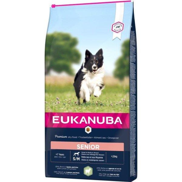 Eukanuba Senior Small & Medium Lamb & Rice kutyatáp 12kg