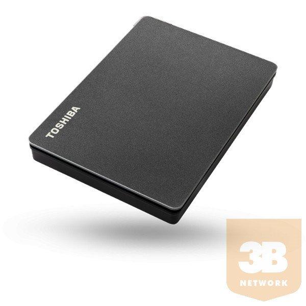 Toshiba Külső HDD 2.5" - 1TB Canvio Gaming Fekete (USB3.2 Gen 1.; ~5Gbps;
exFAT)