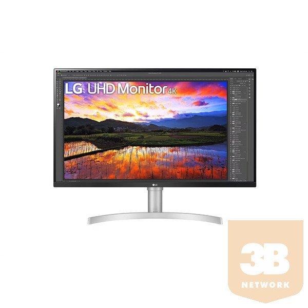 LG IPS monitor 31.5" 32UN650P, 3840x2160, 16:9, 350cd/m2, 5ms,
2xHDMI/DisplayPort, hangszóró