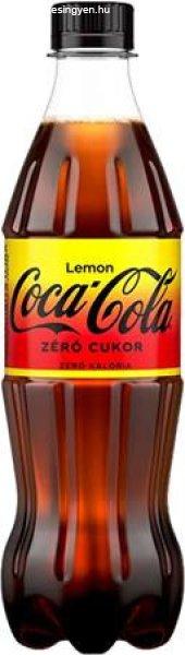 Üdítőital, szénsavas, 0,5l, COCA COLA "Coca Cola Zero Lemon"
12db/rekesz
