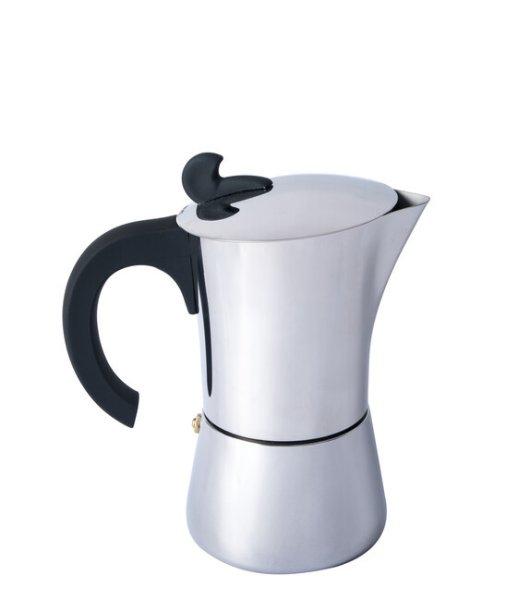 BasicNature rozsdamentes acél eszpresszó kávéfőző 4 csészére