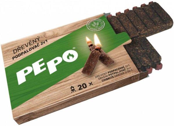 PE-PO fa öngyújtó 2 az 1-ben 20 db öngyújtó FSC