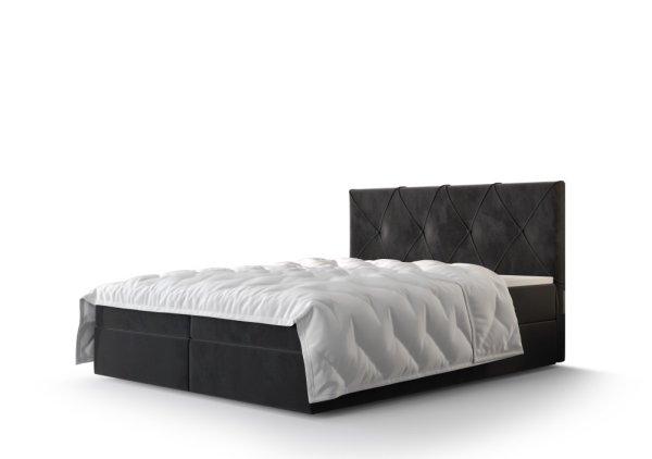 Atlea Boxspring ágy matraccal 160x200 (Bonell) fekete