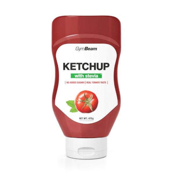 GymBeam Sztíviával édesített ketchup 470ml