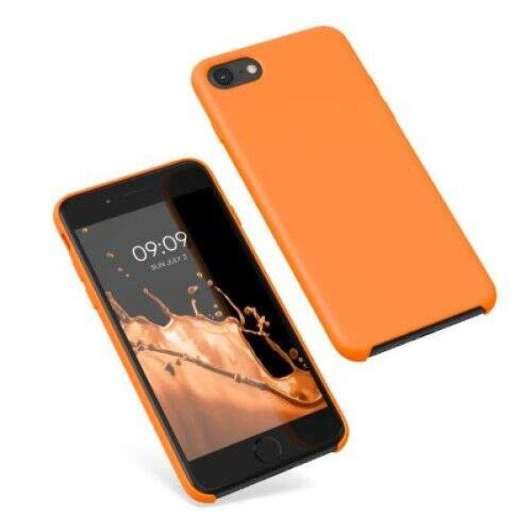tok Apple iPhone 8 / iPhone 7 / iPhone SE 2, szilikon, narancssárga, 40225.150