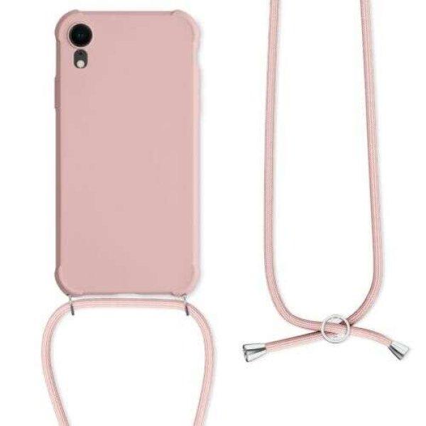 tok iPhone XR-hez, szilikon, rózsaszín, 49917.154