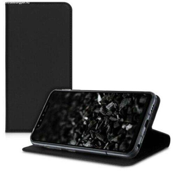 tok LG G8s ThinQ-hoz, Eco bőr, fekete, 48071.01