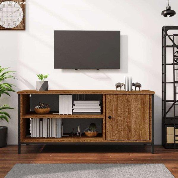 vidaXL barna tölgy színű szerelt fa TV-szekrény 100x40x45 cm