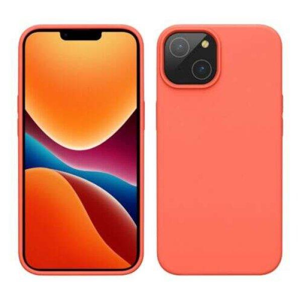 Kwmobile tok Apple iPhone 14, szilikon, rózsaszín, 59071.141
