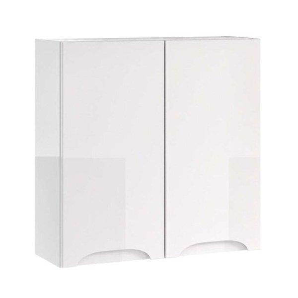Mirano Selvia fürdőszoba faliszekrény 60x60cm, fényes fehér