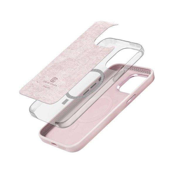 Crong Color Cover Lux Apple iPhone 15 Pro Max Magsafe Tok - Pink