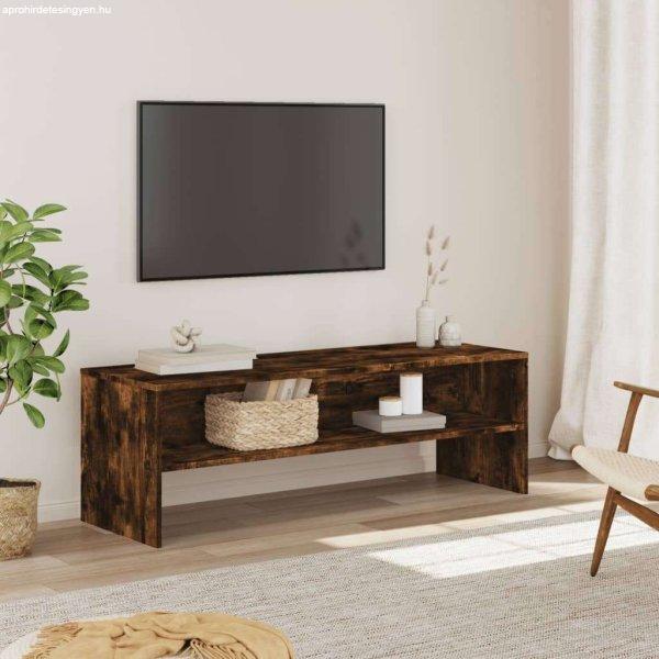vidaXL füstös tölgy színű szerelt fa TV-szekrény 120 x 40 x 40 cm
