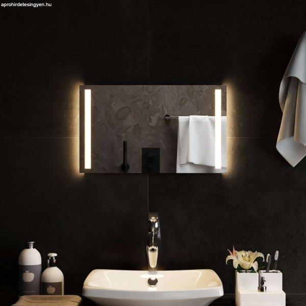 vidaXL LED-es fürdőszobatükör 50x30 cm