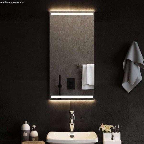 vidaXL LED-es fürdőszobatükör 40x80 cm