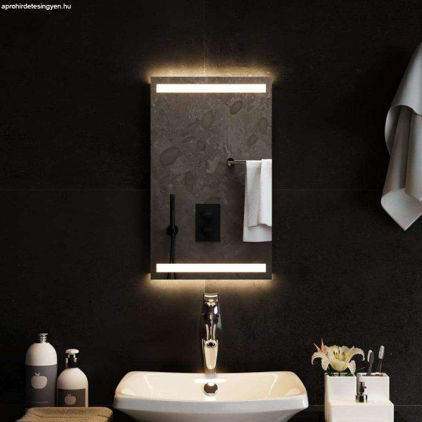 vidaXL LED-es fürdőszobatükör 30 x 50 cm