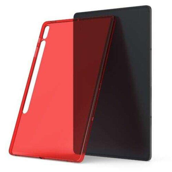 Samsung Galaxy Tab S8 Plus/Galaxy Tab S7 Plus tablet borító, Kwmobile, piros,
szilikon, 52921.09