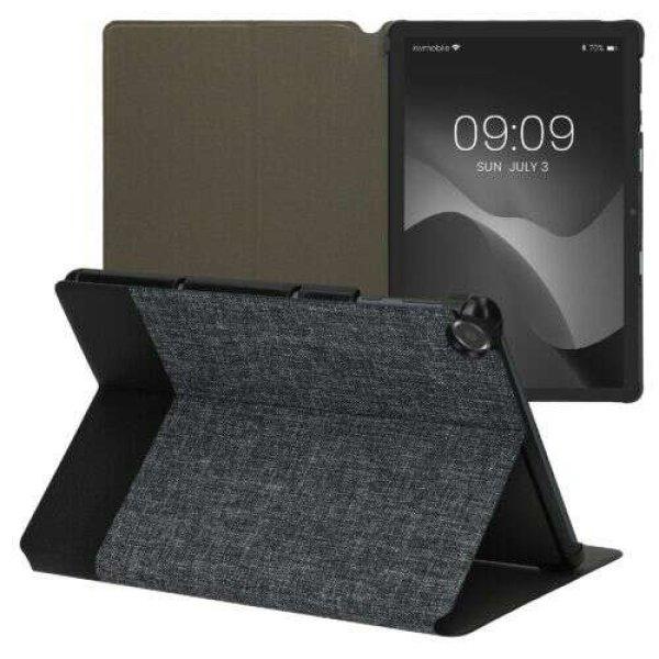 kwmobile Könyvborító Huawei MatePad SE-hez, textil, szürke/fekete, 58774.02