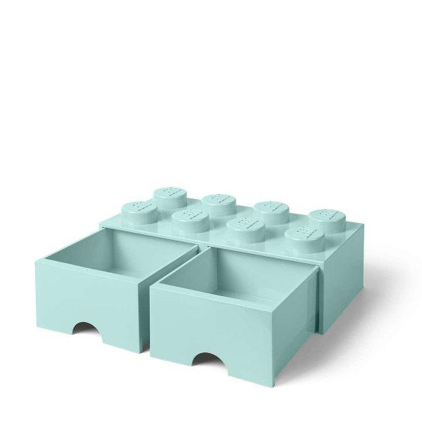Lego 40061740 Fiókos tárolódoboz (4x2) - Világoskék