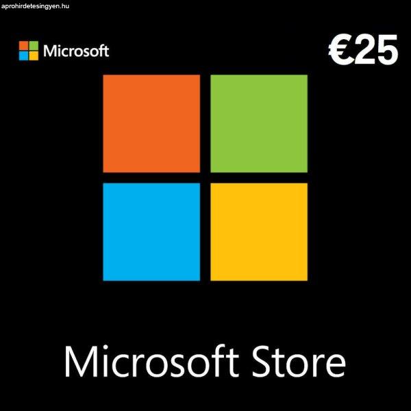 Microsoft 25 EUR (Digitális kulcs - PC)