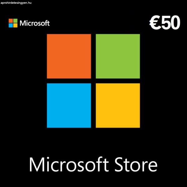 Microsoft 50 EUR (Digitális kulcs - PC)