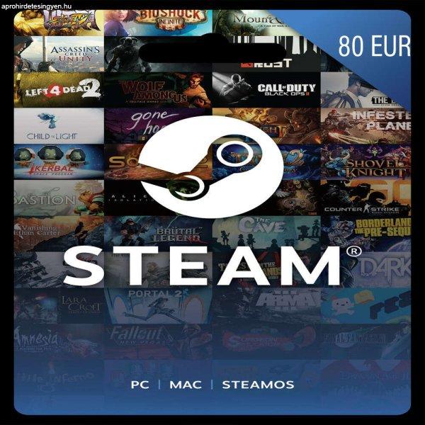 Steam Wallet Card 80 EUR