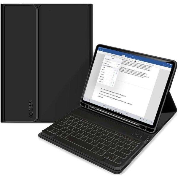 Apple iPad 10.9 (2022), Bluetooth billentyűzetes mappa tok, érintőceruza
tartó, TP SC Pen + Keyboard, fekete (9490713927656)