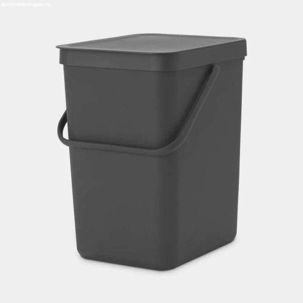 Brabantia Sort & Go Waste Bin 25 literes hulladékgyűjtő szemetes -
Sötétszürke