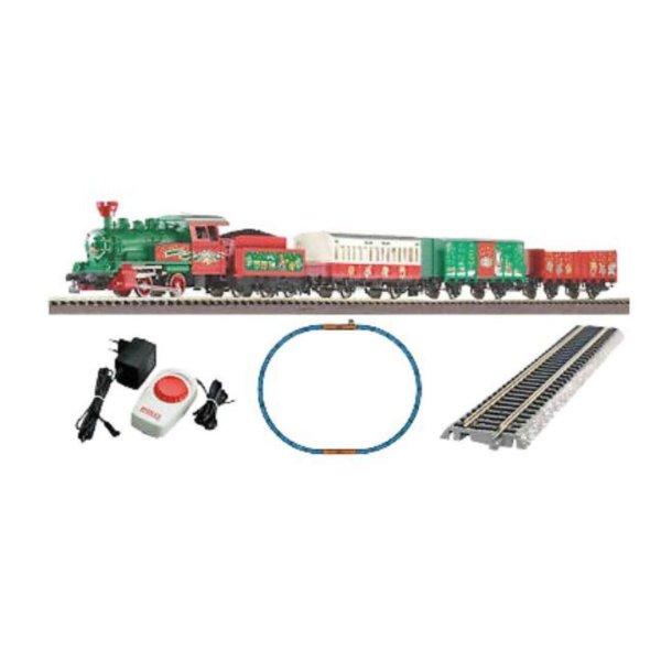 Piko: Karácsonyi vasútmodell készlet ágyazatos sínanyaggal
