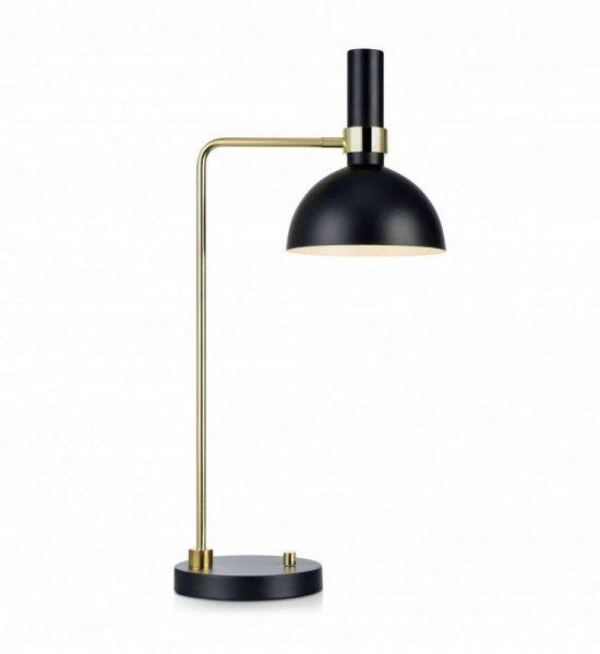 Markslöjd LARRY sárgaréz-fekete asztali lámpa