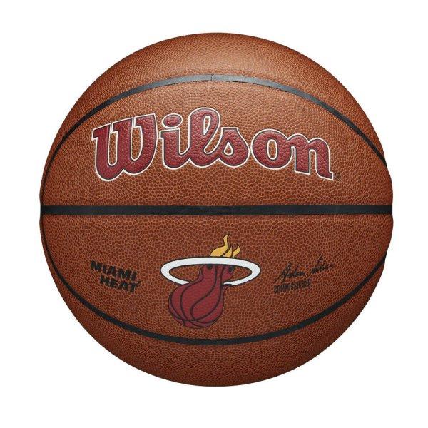 WILSON NBA TEAM COMPOSITE MIAMI HEAT BASKETBALL 7 kosárlabda Barna 7