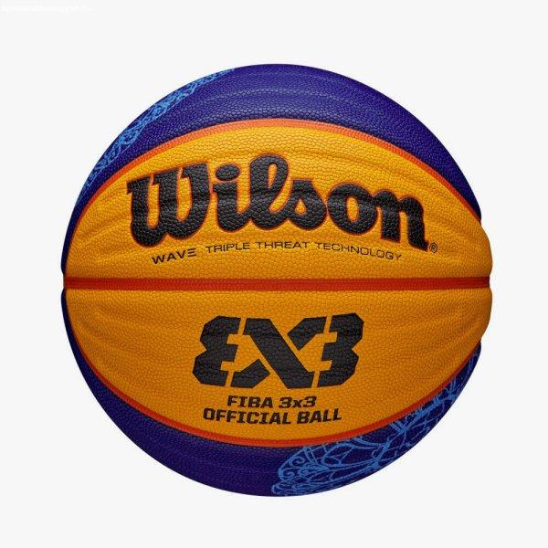 WILSON FIBA 3X3 GAME BALL PARIS RETAIL 2024 6F kosárlabda Kék/Sárga 6