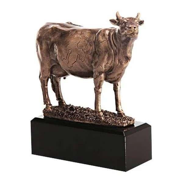 Öntött tehén figura - 22,5 cm