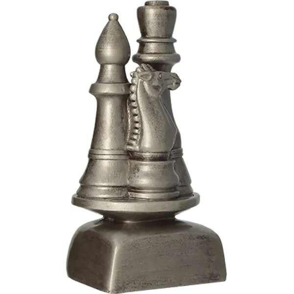 Öntött sakkfigura készlet