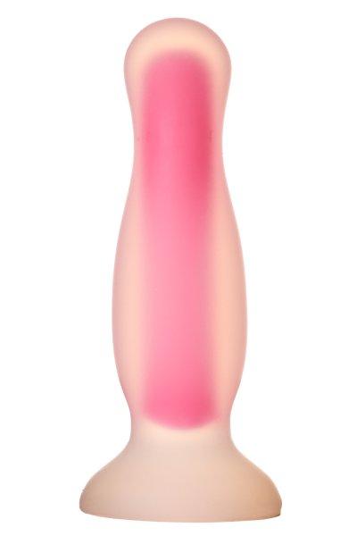Dream Toys Radiant Soft Silicone Glow In The Dark Large Pink anál plug