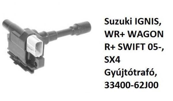 Suzuki IGNIS, WR+ WAGON R+ SWIFT 05-, SX4 Gyújtótrafó, 33400-62J00