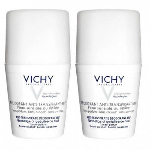 Vichy Golyós dezodor szett érzékeny és irritált
bőrre 2 x 50 ml