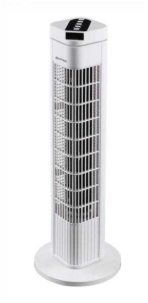 Hordozható torony ventilátor 50 W távirányitós fehér 2év/Entac