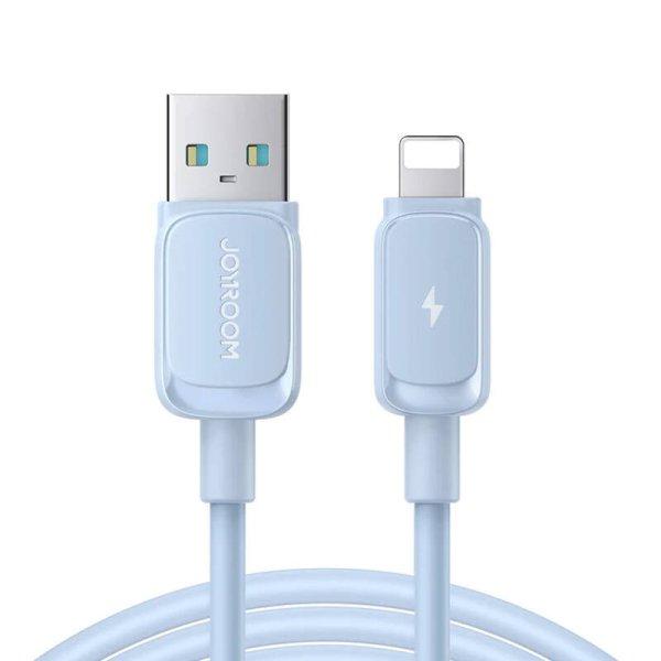 S-AL012A14 2.4A USB kábel a Lightninghez / 2,4A/ 1,2m (kék)
