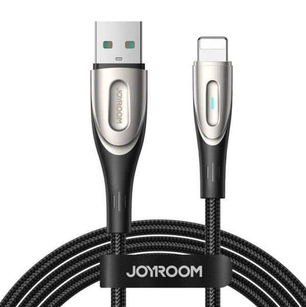 Gyorstöltő kábel Joyroom USB-A és Lightning Star-Light Series 3A 1,2 m
(fekete)