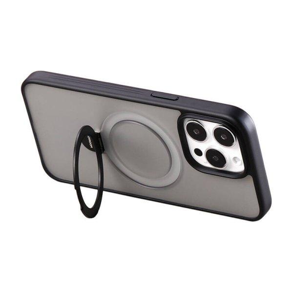 Joyroom JR-BP004 mágneses védőtok tartóval iPhone 15-höz (fekete)