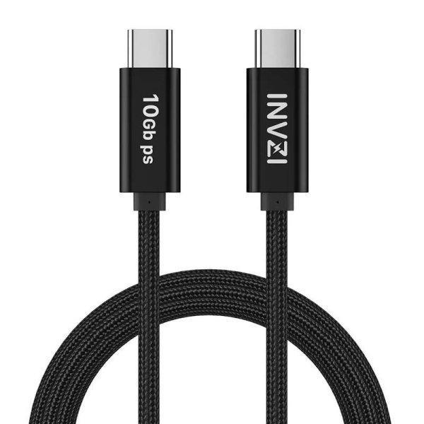 USB-C / USB 3.2 Gen2 100W 10Gbps kábel, 2m (fekete)