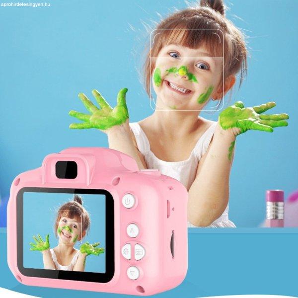 Gyerek mini fényképező, rózsaszín