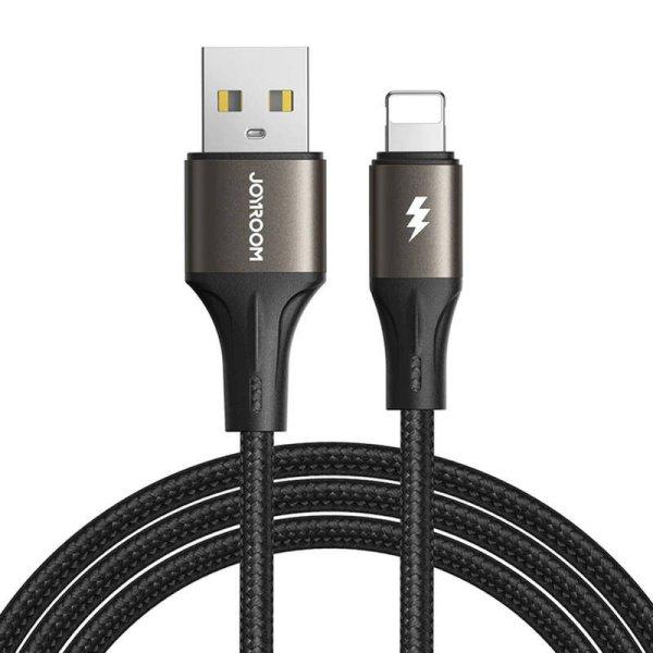 USB Joyroom Light-Speed ?USB kábel Lightning SA25-AL3-hoz, 3A / 2m (fekete)