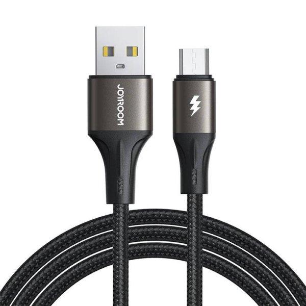 USB Joyroom Light-Speed ?USB kábel a Micro SA25-AM3-hoz, 3A, 2m (fekete)