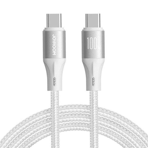 Joyroom Light-Speed ?USB-C - USB-C SA25-CC5 kábel, 100 W, 2 m (fehér)
