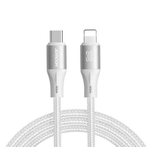 Joyroom Light-Speed ?USB-C kábel a Lightning SA25-CL3-hoz, 30 W, 1,2 m (fehér)