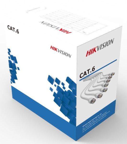 Hikvision DS-1LN6-UE-W UTP fali kábel, cat6, 305 fm, dobozos kiszerelés, 0,53
mm rézmag