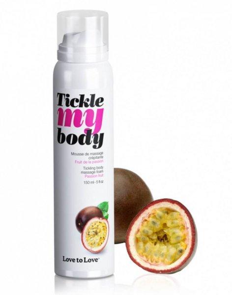 Tickle my body - masszázs hab - passion fruit (150 ml)